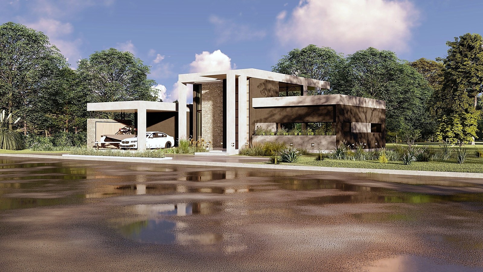 Casa 29, vivienda en Neuquén: render del proyecto