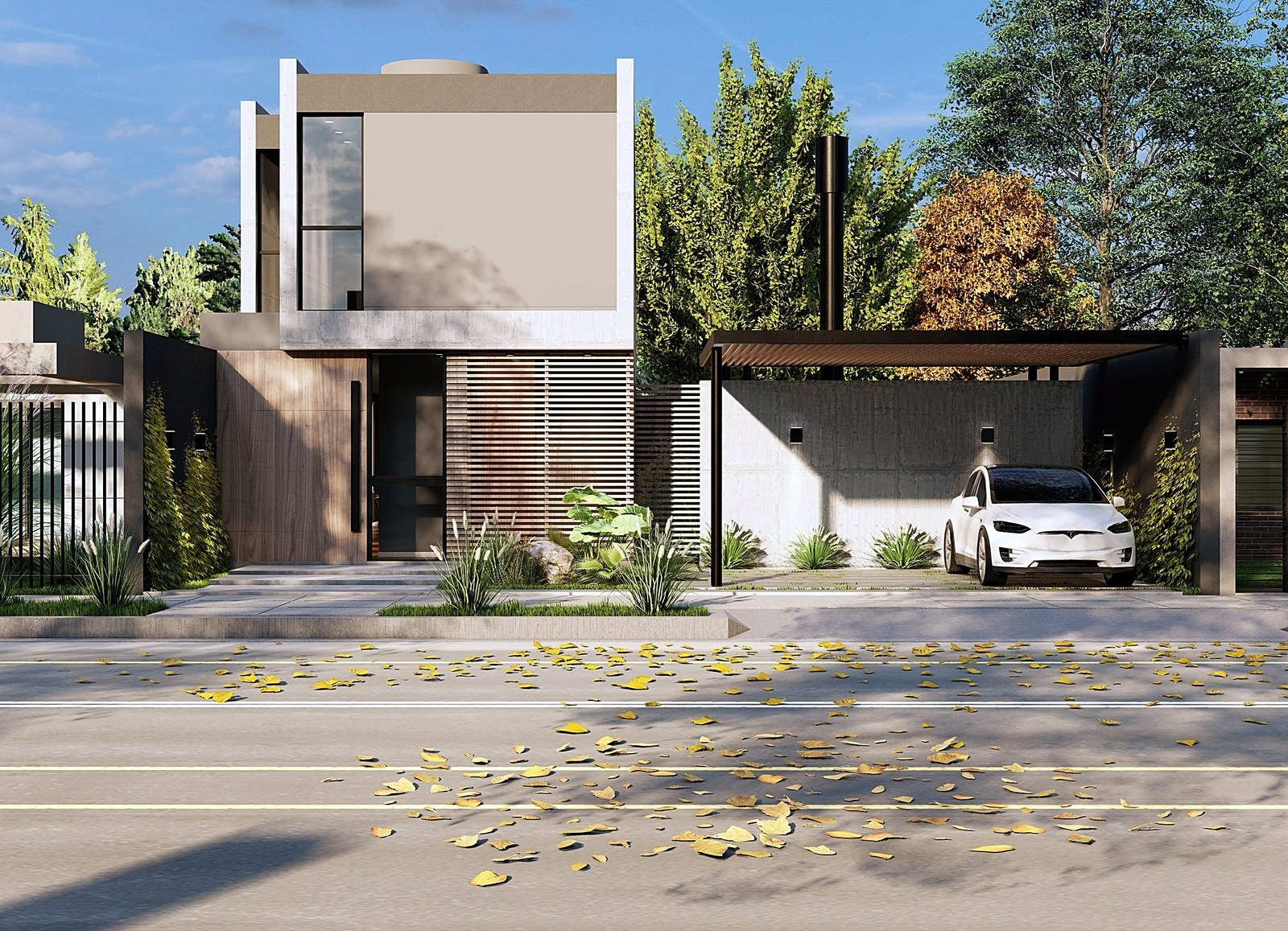 Casa NC, vivienda en Neuquén: render del proyecto