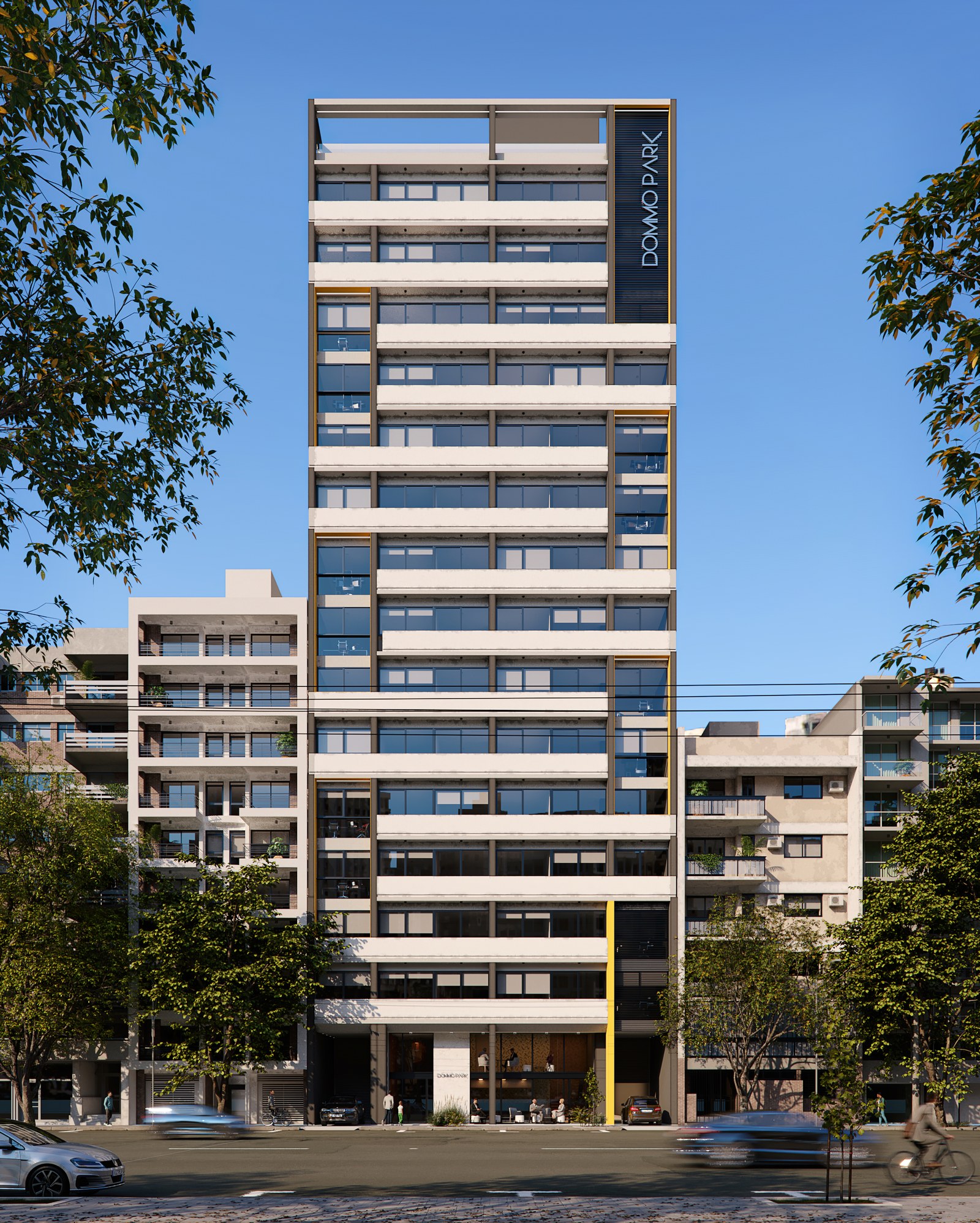 Dommo Park, edificio en Neuquen modelado en BIM por PROA