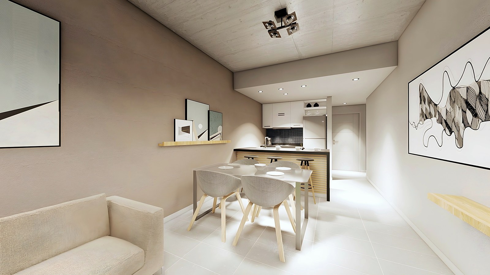 Velvet en Neuquén: render del proyecto 7 de 8